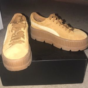 Fenty Creeper suede sneakers.